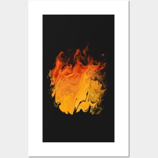 Fire burst aesthetic Posters and Art